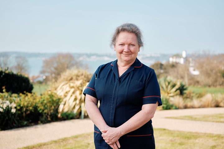 Image of Judy Le Marquand in Jersey Hospice Care Gardens