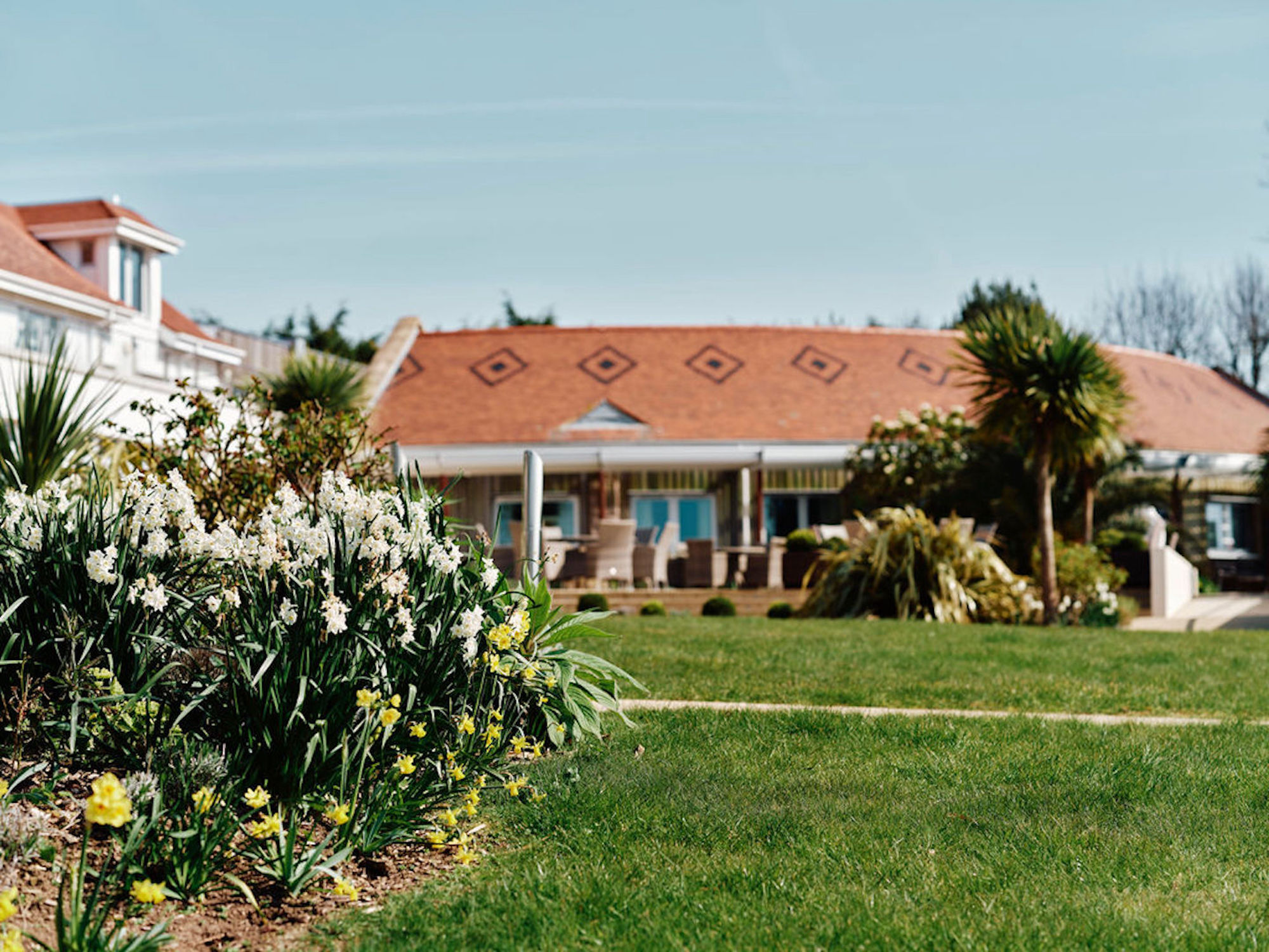 Image taken in Hospice gardens with flowers