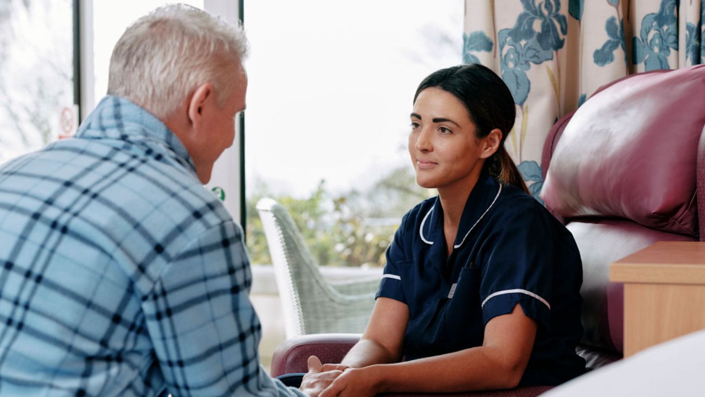 Nurse in hospice