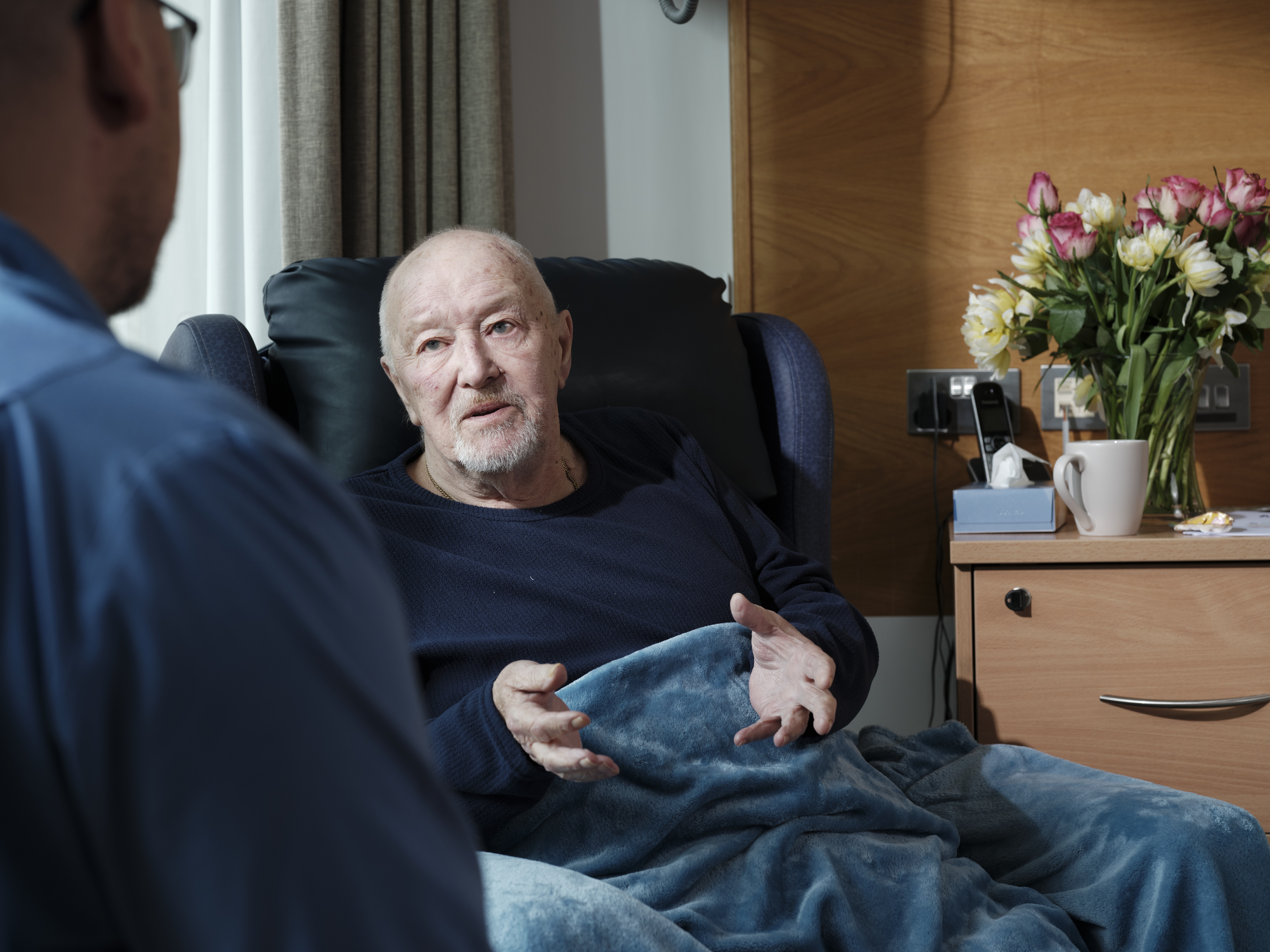 Patient And Nurse Jersey Hospice Care